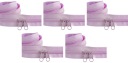 Špirálový zips 5 mm zips LILA WRZOS 5 metrov + 10 zipsov