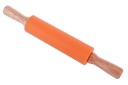 Nepriľnavý silikónový valček, ORANŽOVÝ, 38 cm