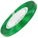 STUHA SATÉNOVÁ stuha zelená 6mm - 32mb