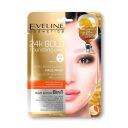 Revitalizačná listová maska ​​EVELINE 24K GOLD