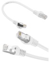Sieťový kábel LAN ETHERNET internet cat 6 FTP RJ45 0,25m krútený pár Biely