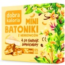 DOBRÉ KALÓRIE Mini tyčinky bez cukru ala vanilkový cheesecake zdravé sladkosti