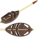 Feeder košík košík 40 g Method Feeder vzdialenosť s letmým hriadeľom