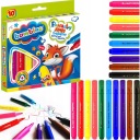 Trojuholníkové fixky JUMBO, 10 farieb, Bambino 3189