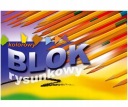 A4 blok na kreslenie, farebný, 16 listov LINE