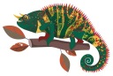 NÁLEPKA NA SKLENÝ NÁBYTOK ZRKADLO CHAMELEON GEKOON