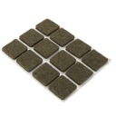 Nábytková plsť R štvorec HNEDÁ 25x25 (blister 12ks)