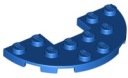 LEGO okrúhly tanier 3x6 modrá (18646/6133564)