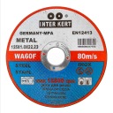 Nerezový kovový rezací kotúč inox 125 x 1,0 INTER KERT