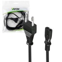 NAPÁJACÍ KÁBEL PRE TV, TLAČIAREŇ, RÁDIO, VCR, 8, 2 PIN, 1,5M