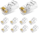RJ45 PLUG Zástrčky LAN RJ-45 koncovky CAT 5 10 kusov