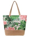 DÁMSKA TAŠKA veľká letná taška BOHO monstera BEACH letná