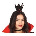 GOTHIC HALLOWEEN CROWN BAND, ČIERNA