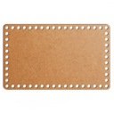 šedý základný košík dno 19x31cm HDF obdĺžnik