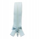 YKK plastový zips 20 cm na nohavice MODRÁ 842