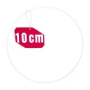 Prsteň lapač snov BIELY 10 cm