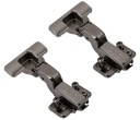 3D zadlabací nábytkový záves 2 ks - C82-3D/18* 2W BLACK STYLISH AMIX