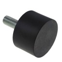 Vibroizolátor nárazník Typ D 15X10 M4X10, 60 ShA