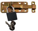 ZÁPADKA UNIVERZÁLNA PRE BRÁNY DVERE 120MM ZINKOVÝ ZÁMOK