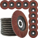 DREVO-KOVOVÝ BRÚSNY KOTÚČ 125 mm 10x KLAPKA KLAPKA