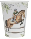 Papierové poháre HORSE RIDING Kôň 270ml 10 kusov Narodeninové