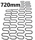 Vlnová pružina ZIG-ZAG A 720mm 1ks posteľ rozťahovací gauč rohová 72 cm