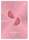 Zápisník Interdruk A5-32 DOUBLE COLOR LINE - Lesk - VODOVÝ MELÓN - VODOVÝ MELÓN