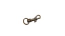 Karabína 13x23mm homárska spona Old Gold