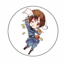 Anime Hetalia Italy vzor špendlíka2 58 mm