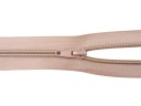 Oddelený zips. 5 špirál 65 cm béžová