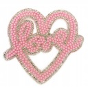 PATCH Thermo Iron-on Love Heart kamienky