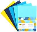 Vlnitá lepenka na UMELECKÉ PRÁCE A4 5 farieb 5 listov Ocean HappyColor