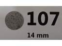 Samolepiaca čiapočka priemer 14/107 (hárok = 25 ks) B