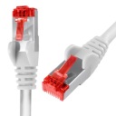 RJ45 LAN kábel CAT 6 S/FTP AWG27 LSZH biely 2m
