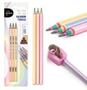 Tradičná školská ceruzka Rainbow HB na kreslenie 3 kusov Kidea