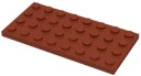 LEGO PLATE 4X8 HNEDÁ ČÍSLO 3035