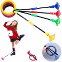 Švihadlo na nohy Hula hoop so svietiacim krúžkom, skladacie
