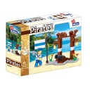 Piráti blokujú delá a pirátske 102 elementy Alleblox