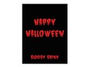 Etikety na vodku Bloody Halloween 9 ks