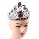 QUEEN'S DIADEM CROWN TIARA KRÁĽOVSKÁ ČELENKA ZLATÁ STRIEBORNÁ RÔZNE FARBY