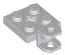 LEGO 2X2 S HÁKOM, HÁK SVETLO SIVÁ 63082
