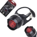 PROX NAOS 1 LED 30 LM ZADNÁ cyklistická lampa + BATÉRIE