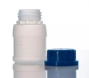 HDPE plastová fľaša 100 ml mlieko + široký uzáver x 2 ks.