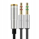 Adaptér na kábel slúchadiel Splitter Jack 3.5 KVALITA