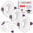 MOVABLE GU10 biele LED halogénové stropné svietidlo SPOT do miestnosti x3