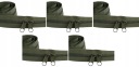 Zips 5 mm špirálový zips metrový khaki OLIVE 5 metrov + 10 zips.