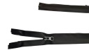 Vodotesný zips odolný voči striekajúcej vode 60 cm.. - ČIERNA