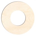 drevená obruč na lapač snov, šírka 15 cm, 40 mm