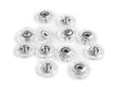 Kovové západky pr. 20mm TRANSPARENTNÉ 1 kus