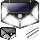 Solárna lampa s DUSK MOTION Sensor 100 LED SOLÁRNYCH ZÁHRADNÝCH LAMP